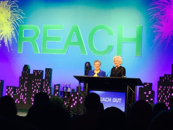 Diana Dykstra and Teresa Freeborn addressing REACH 2014