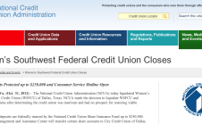 How Healthy Was Women’s Southwest Federal Credit Union?