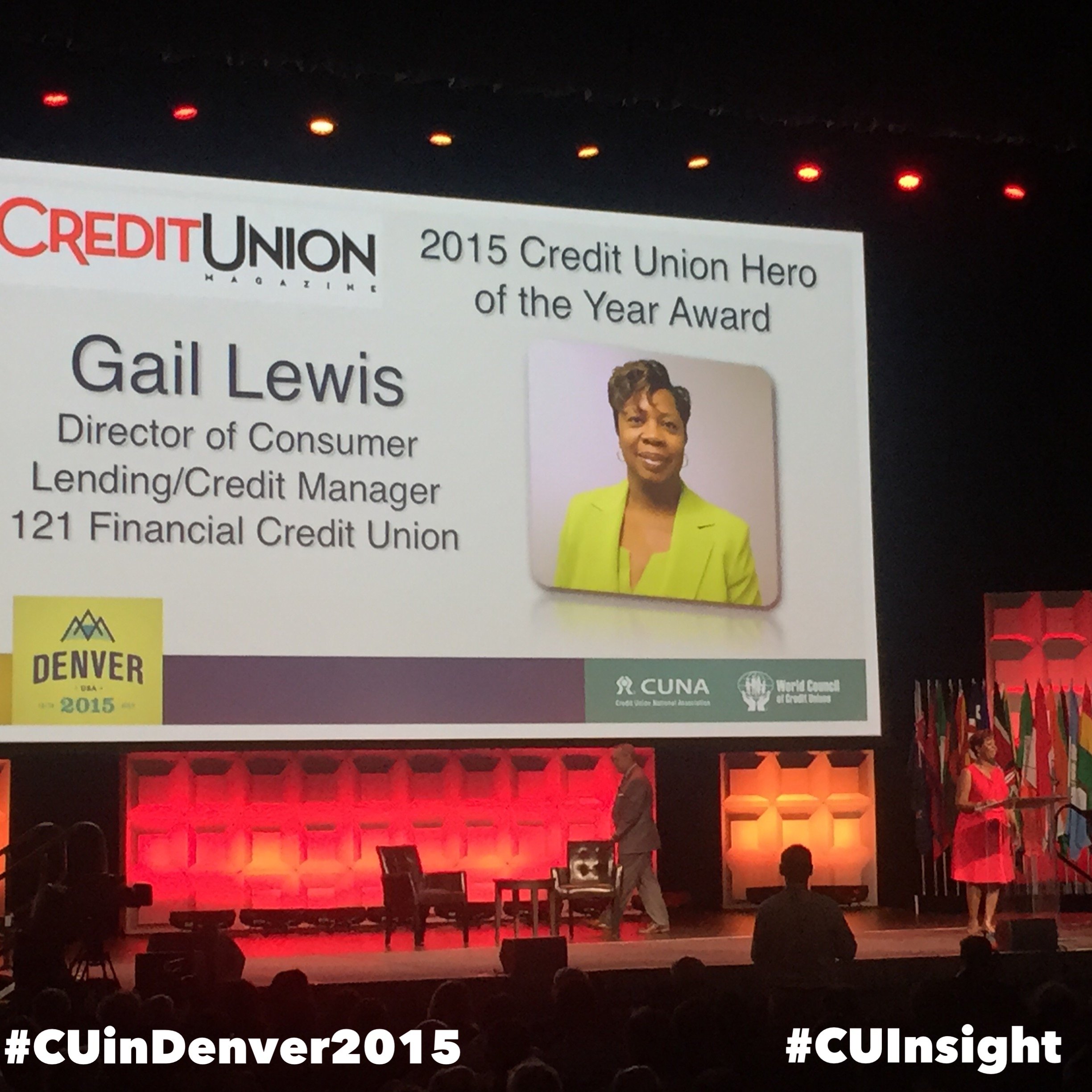 2015 Credit Union Hero of the Year Gail Lewis