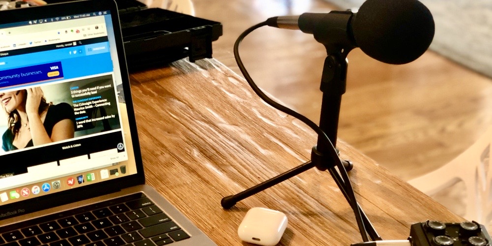 The CUInsight Experience Podcasting gear