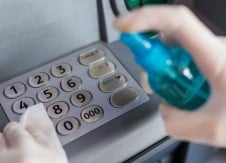 Safe use of ATMs amid COVID-19 concerns