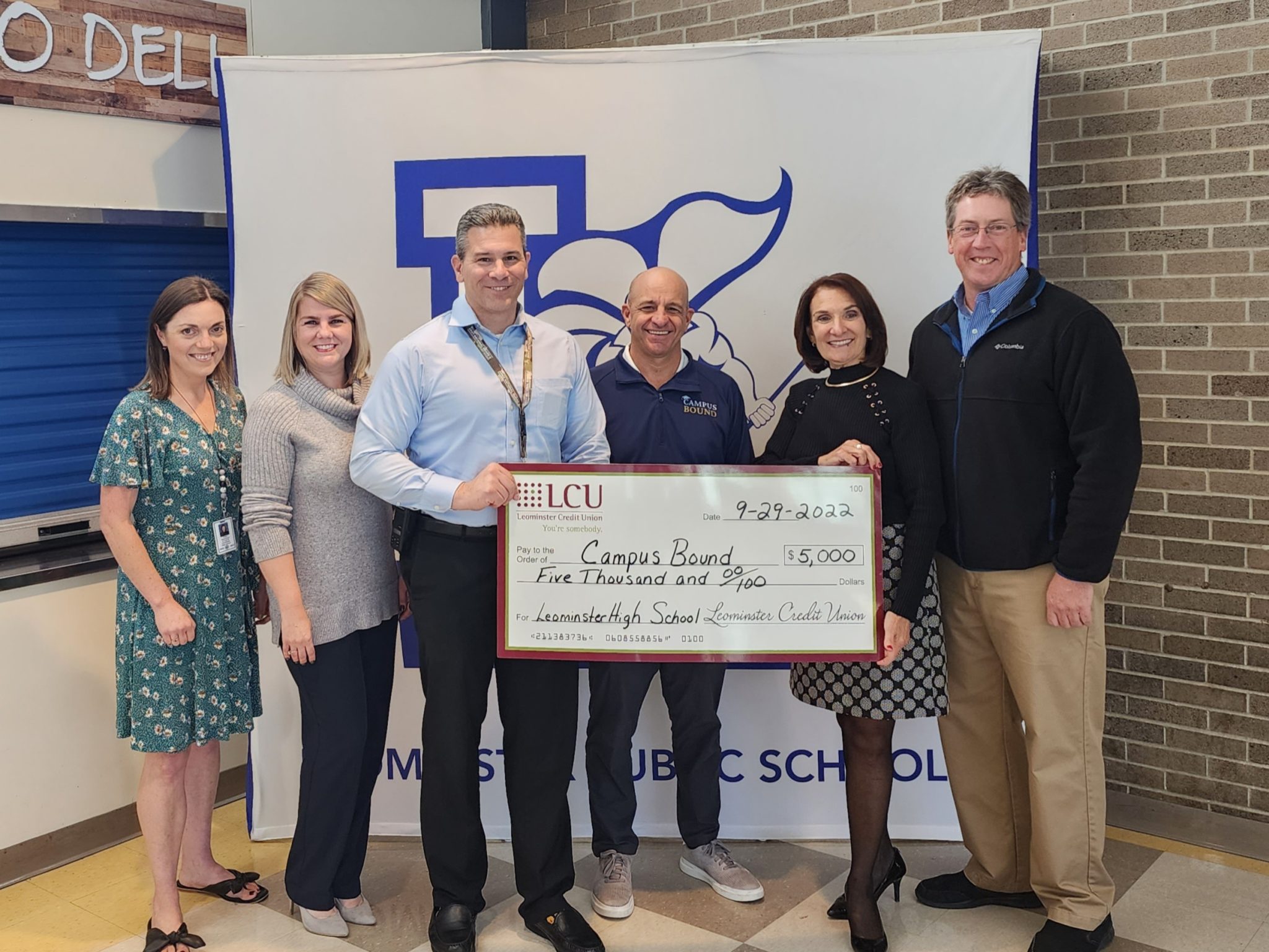 Leominster Credit Union Partners With Campus Bound To Benefit 