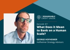 What does it mean to bank on a human scale?