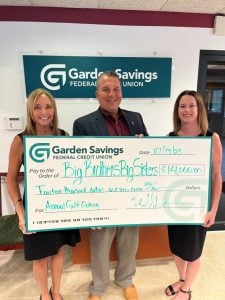 Garden Savings Federal Credit Union donates $14,000 to Big Brothers/Big Sisters of Coastal and Northern NJ