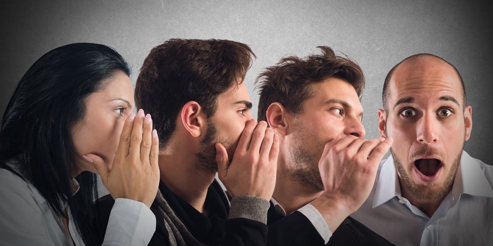 Word of mouth of secret between people