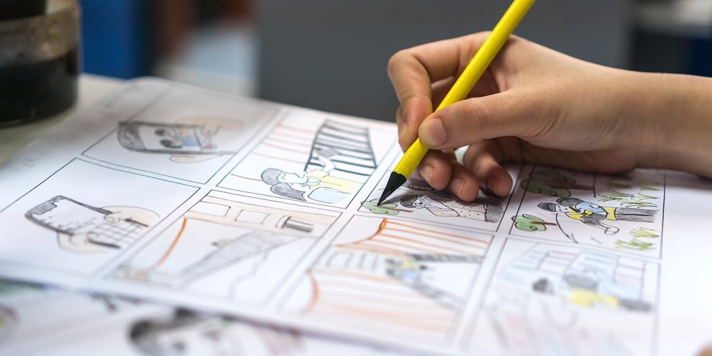 Trustone Video Screengrab|Animator Designer Create Storyboard Color Drawing Creative For Movie Process Pre-production Media Fi