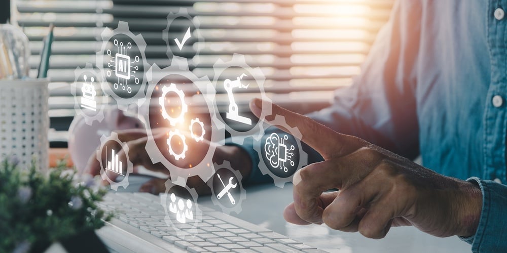 Automation Business Technology Concept