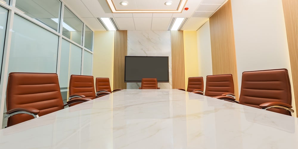 Business Meeting Room Or Board Room Interiors. Modern Conference Room. Business Conference Room. Bus
