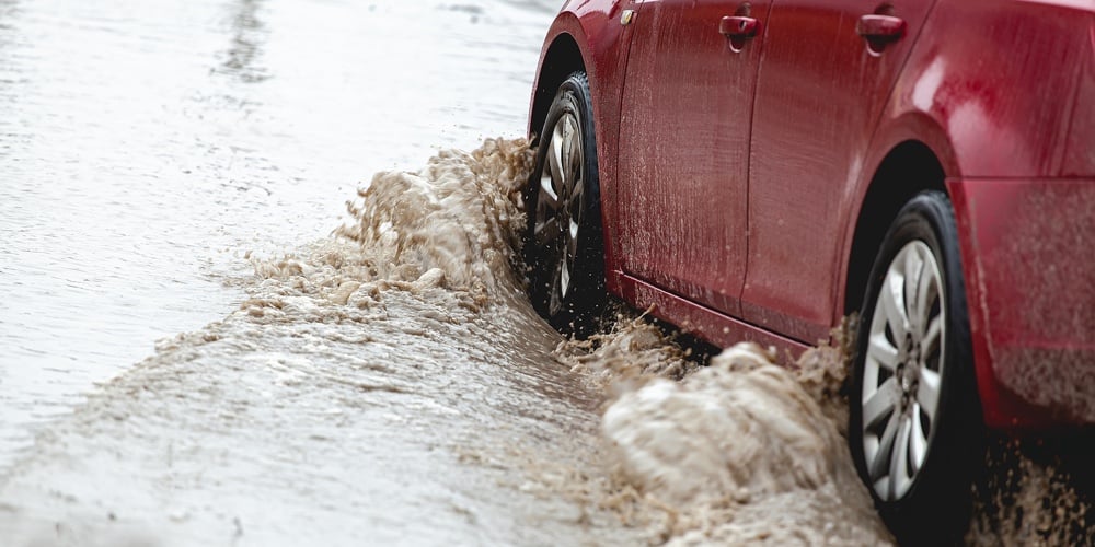 Car Stuck In The Mud