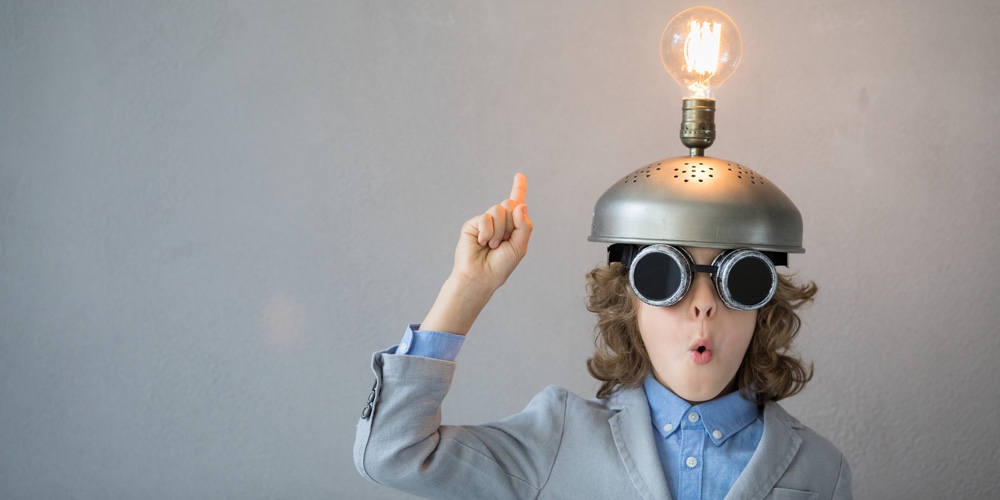 Child With Toy Virtual Reality Headset