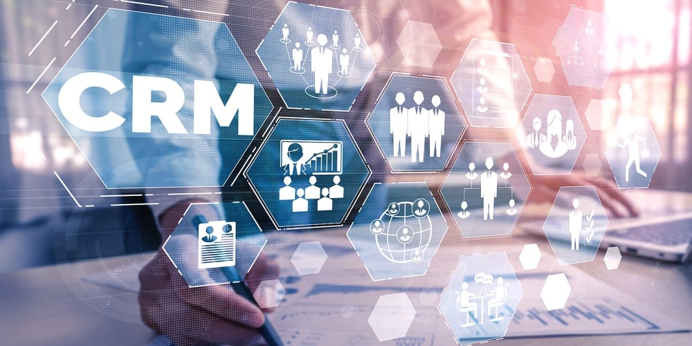 Crm Customer Relationship Management For Business Sales Marketing System Concept Presented In Futuri