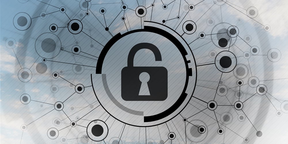 Cryptography And Encryption Algorithm Concept. Risk Management And Professional Safeguarding. Virtua