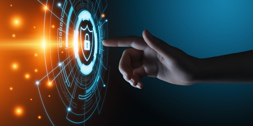 Cyber Security Data Protection Business Technology Privacy Concept.