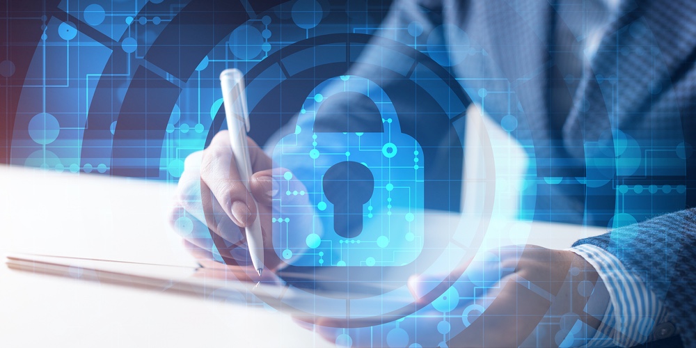Digital Cybersecurity Concept Of Neutralizing Cyber Threats On Internet. Firewall And Antivirus Soft