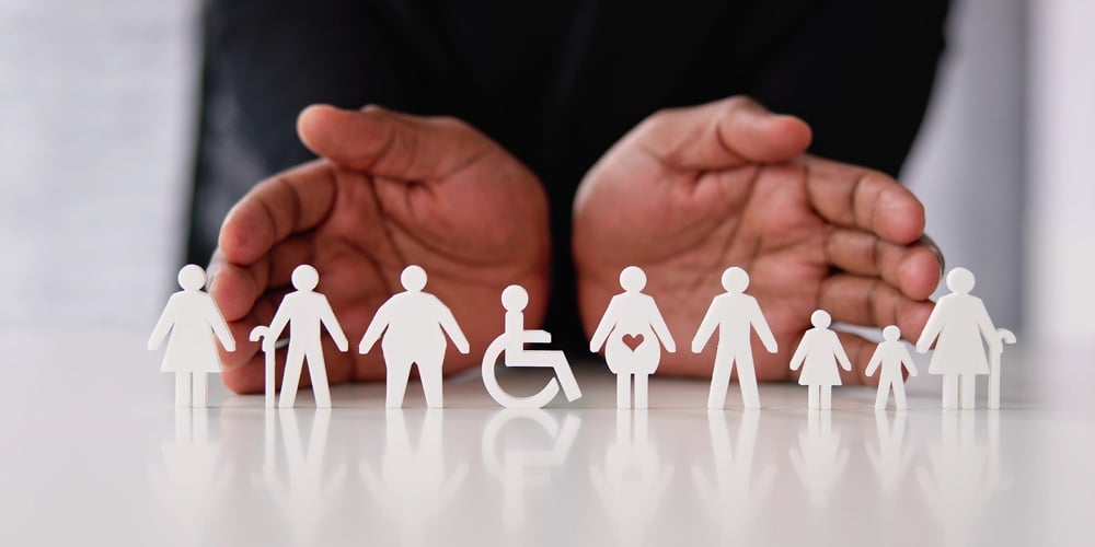 Diversity And Inclusion At Workplace. Inclusive Hiring And Insurance