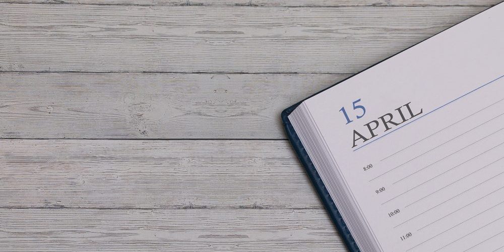 Exact Date In The New Diary. Important Event And Note Space For