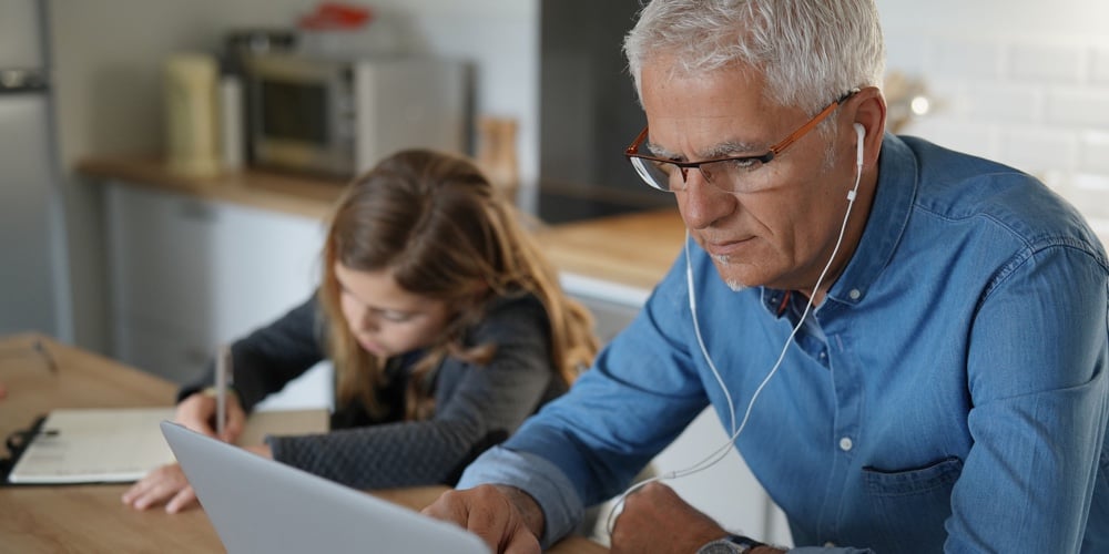bigstock-Father-and-school-girl-working-356275730