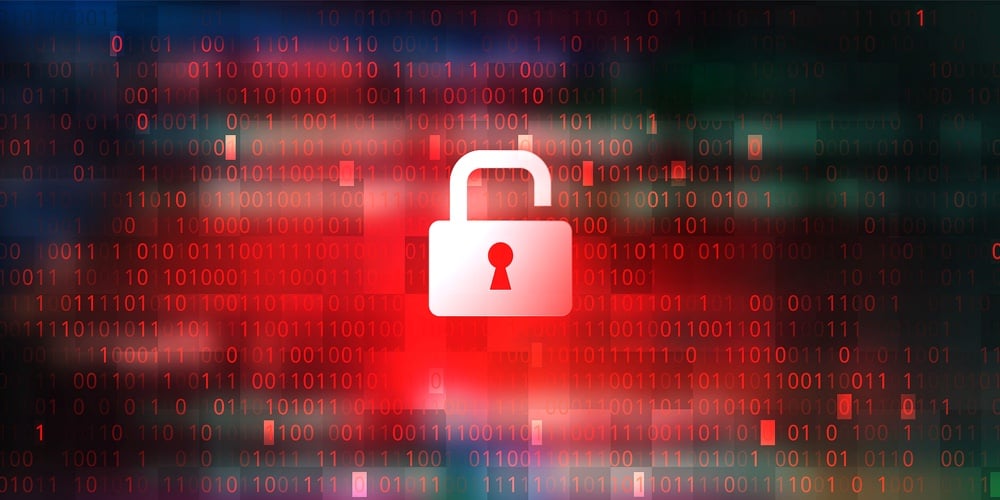 Futuristic Digital Technology Vector Background. Cyber Attack