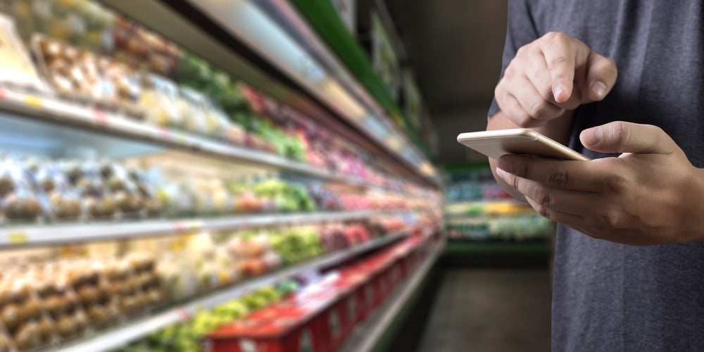 bigstock-Grocery-Shopping-At-Upermarket-211361533
