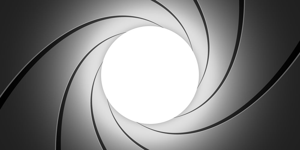 Gun barrel – vector illustration