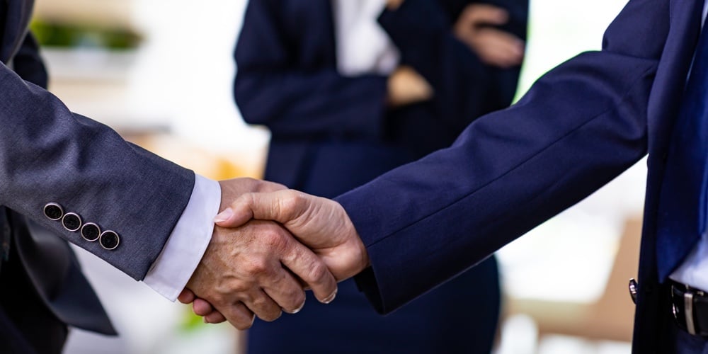 Handshake for Business deal Business Mergers and acquisitions