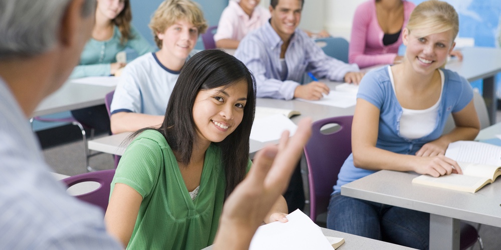 High School Students In Classroom
