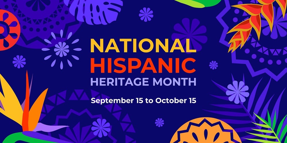 Hispanic Heritage Month. Vector Web Banner
