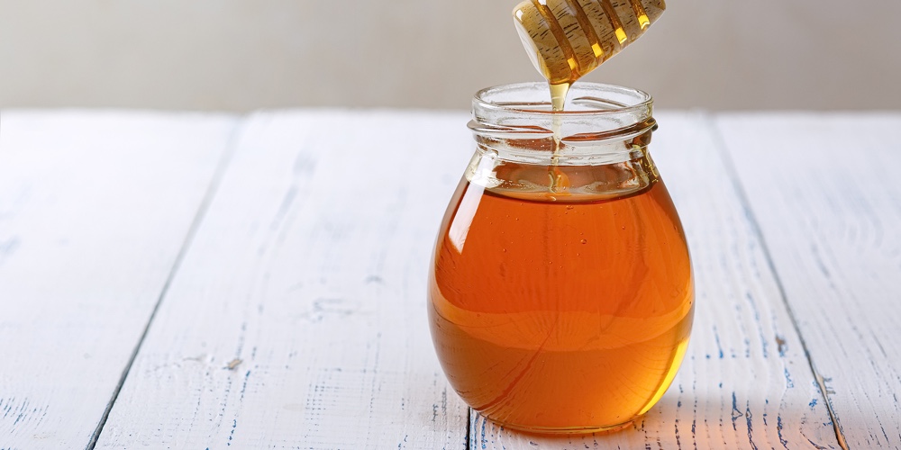 Honey Background. Sweet Honey In The Comb