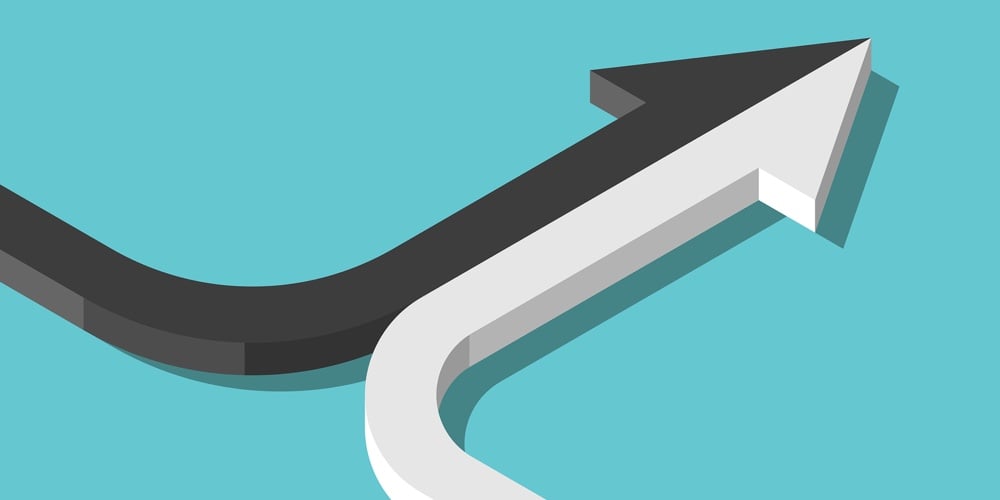 bigstock-Isometric-Arrow-Formed-By-Two-253666525
