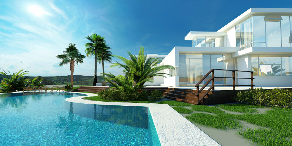 bigstock-Luxury-modern-white-house-with-66103834