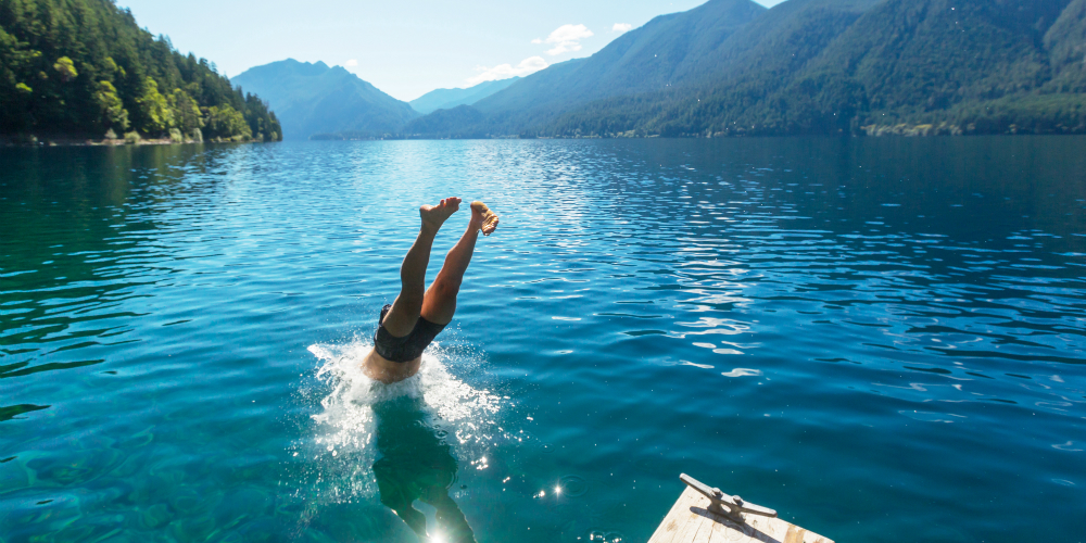 bigstock-Man-jumping-in-Crescent-lake-O-170305580
