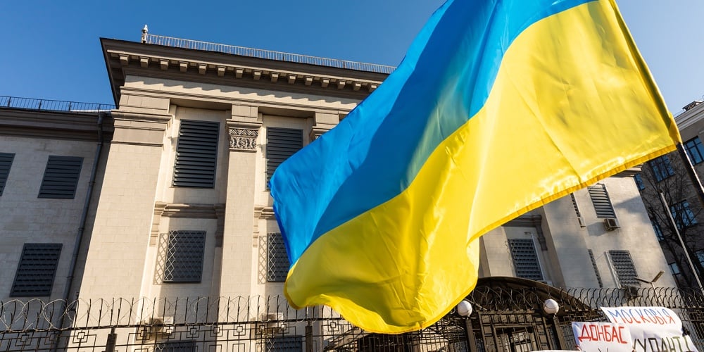 1|2|Meeting Near The Russian Federation Embassy In Kyiv
