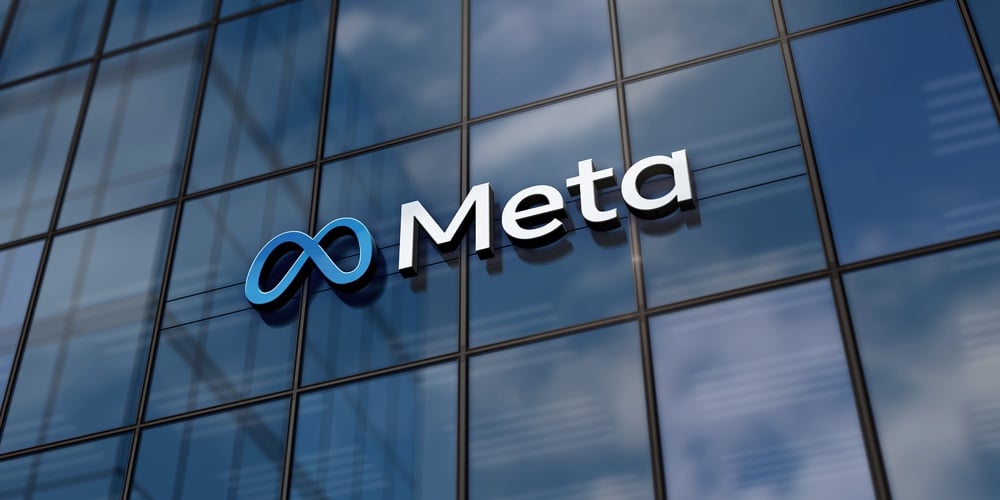 Meta Company Headquarters Glass Building Concept