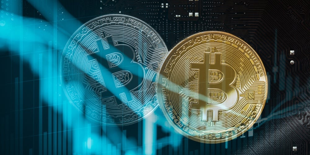 Modern Way Of Exchange. Bitcoin Is Convenient Payment In Global Economy Market. Virtual Digital Curr