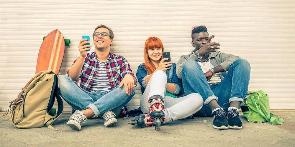 Multiracial Group Outdoors