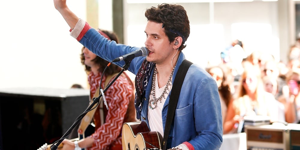 NEW YORK-JUL 5: Singer John Mayer performs on NBC’s Today Show at Rockefeller Plaza on July 5