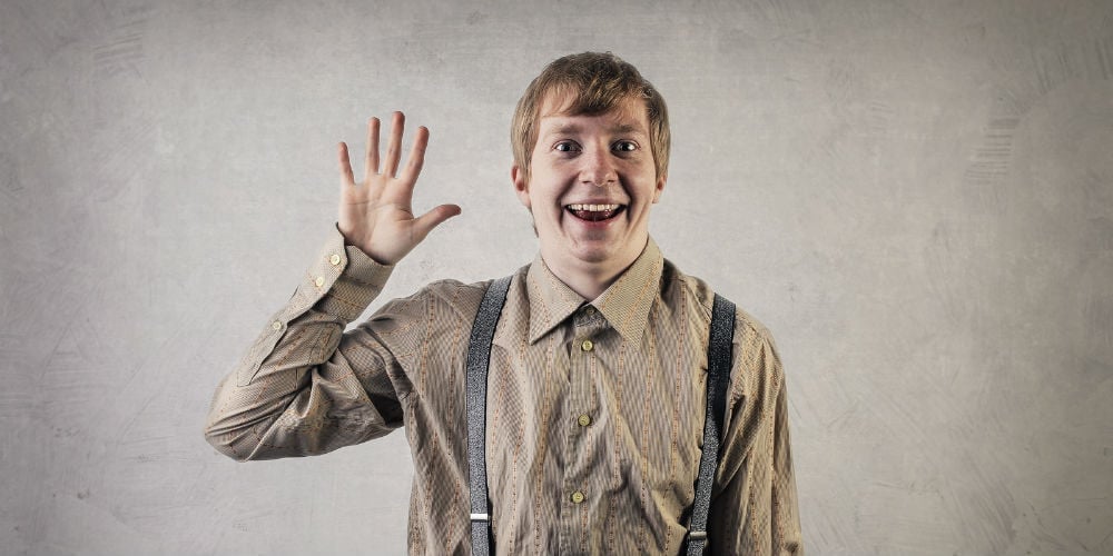 bigstock-Nerd-saying-hello-130938593