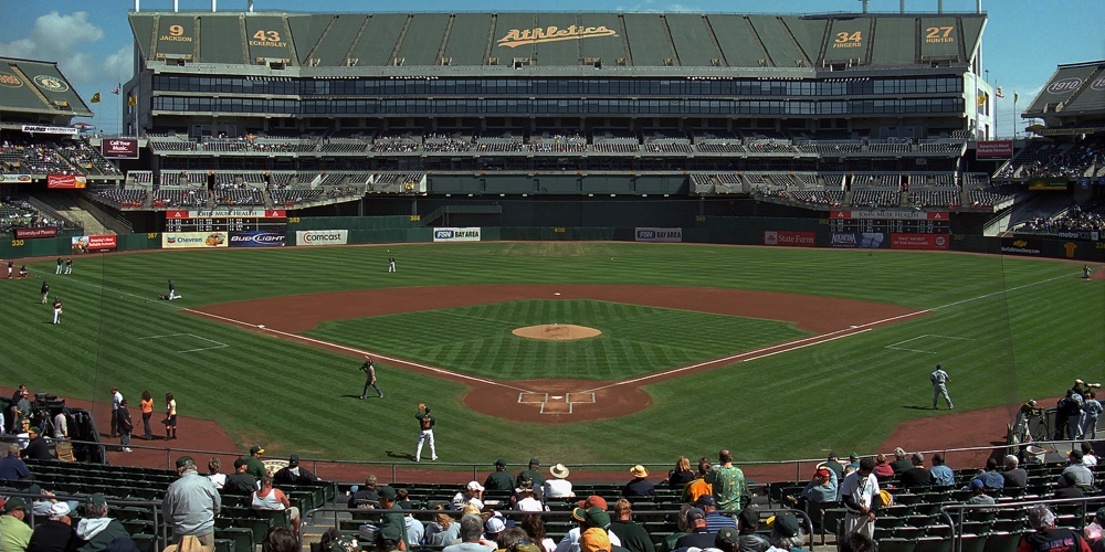 Oakland A’s Coliseum Baseball Stadium