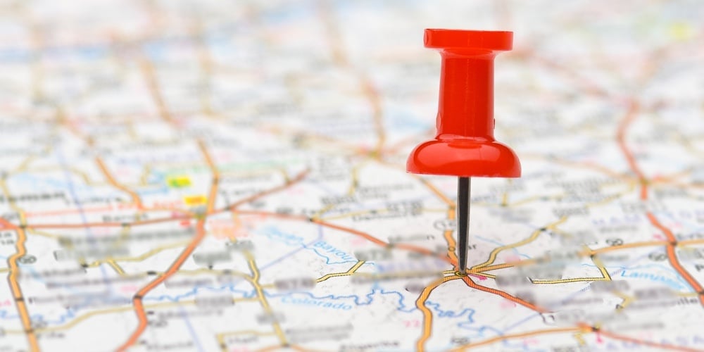 Screenshot|Pushpin Marking Location On Map