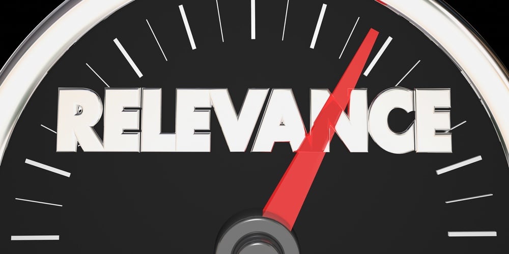 Relevance Importance Relevant Matters Speedometer 3d Illustration