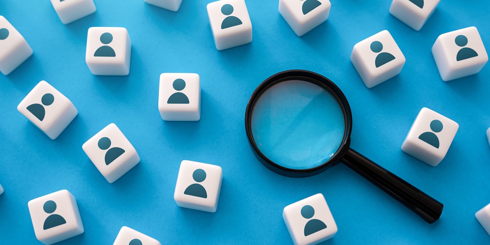 Search For New Job Applicants. Human Resources. Headhunter. Recruiting