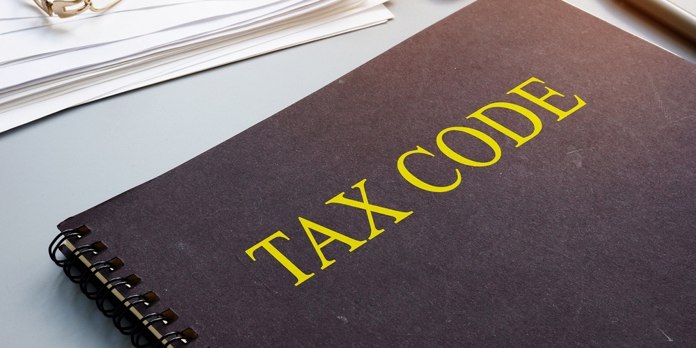 Tax Code And Financial Documents In The Office.