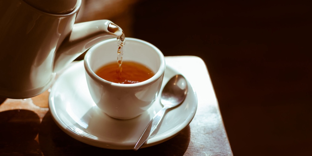 Tea Concept. Hot Tea Cup