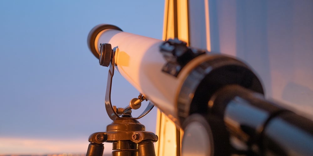 Telescope On The Balcony