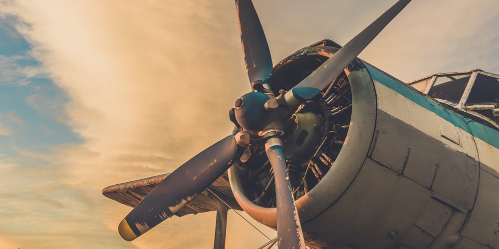 bigstock-The-Cockpit-Of-The-Old-Plane-203473381