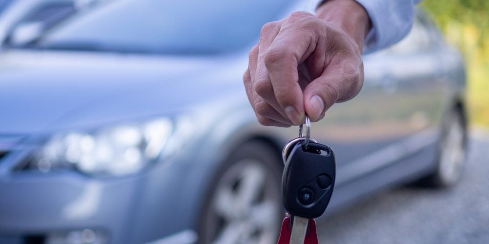 image1|The Owner Or Sales Representative Is Sending The Rental Car Keys