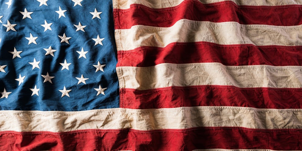bigstock-Top-View-Flag-Of-The-United-St-362366491