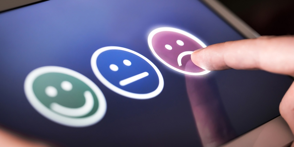 Unhappy And Disappointed Customer Giving Low Rating And Negative Feedback In Survey