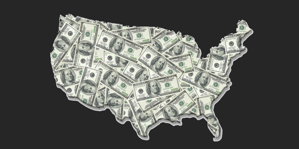 bigstock-Usa-Money-Map-1274004