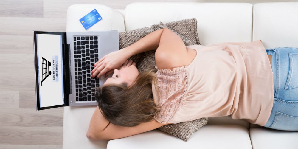 bigstock-Woman-Sleeping-While-Shopping–116965904